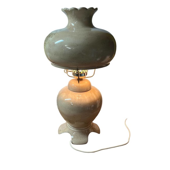 Antique GWTW Hurricane Parlor Lamp 24" MidCentury Nite Lite Gone W The Wind - Picture 2 of 12